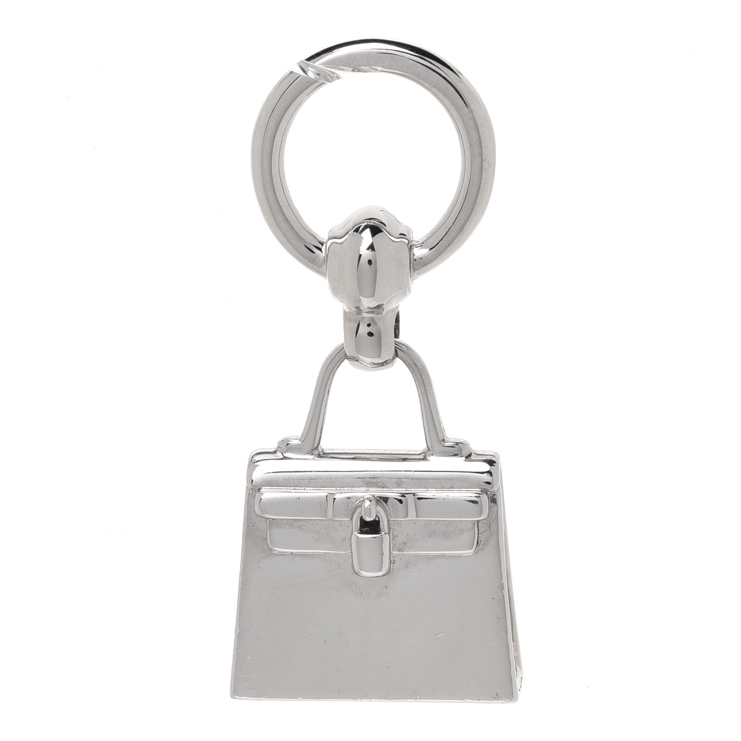 Hermes Palladium Mini Kelly Scarf Ring 1 of 4