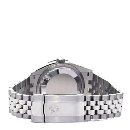 Rolex Stainless Steel 18K White Gold Diamond 36mm Oyster Perpetual Datejust Watch Black 126284RBR 3 of 5
