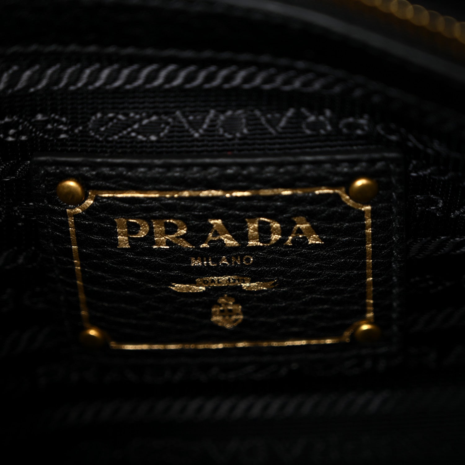 Prada Vitello Phenix Top Handle Bag Black 6 of 10