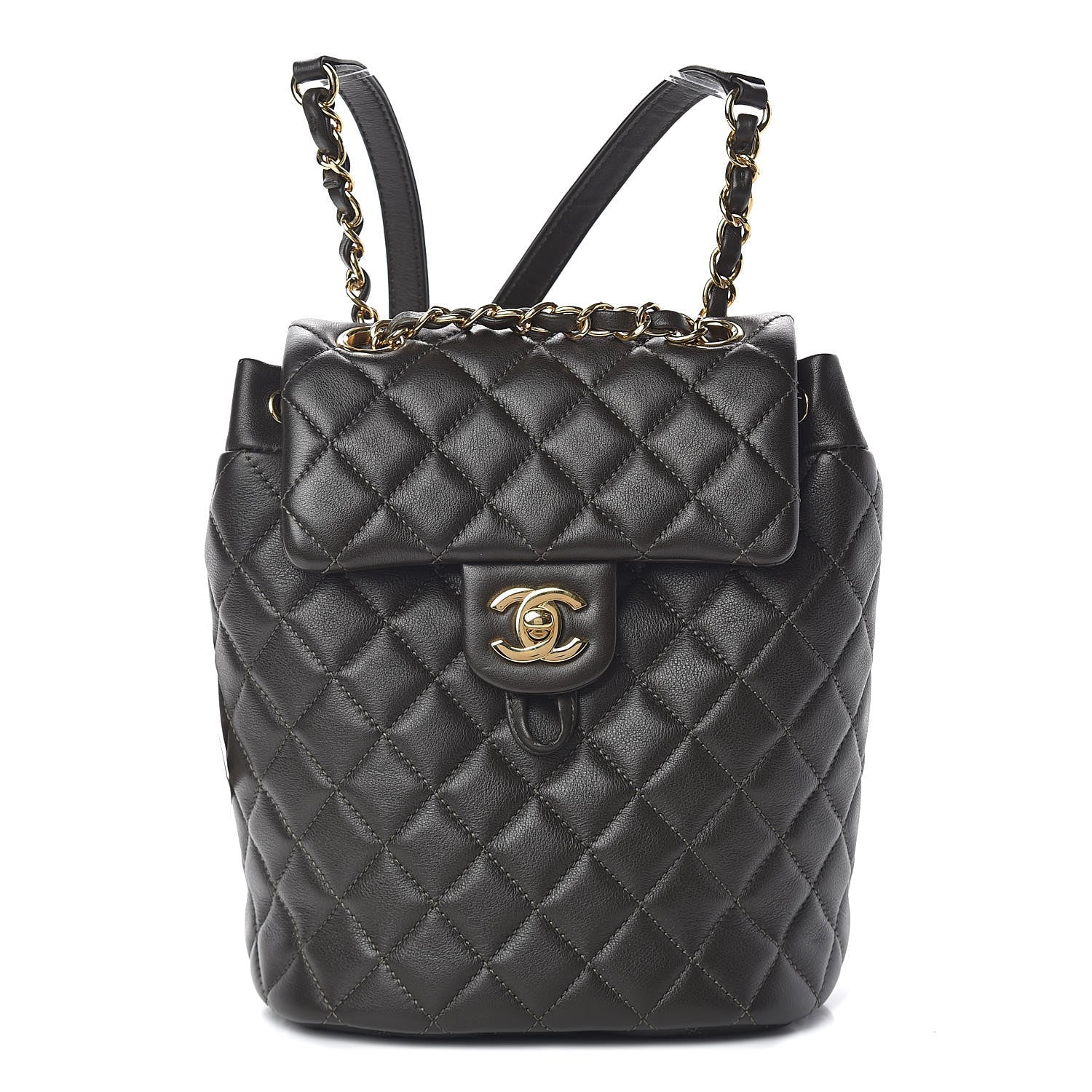 Chanel Calfskin Quilted Mini Urban Spirit Backpack Dark Brown 2 of 10