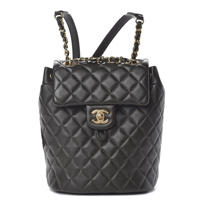 Chanel Calfskin Quilted Mini Urban Spirit Backpack Dark Brown 2 of 10