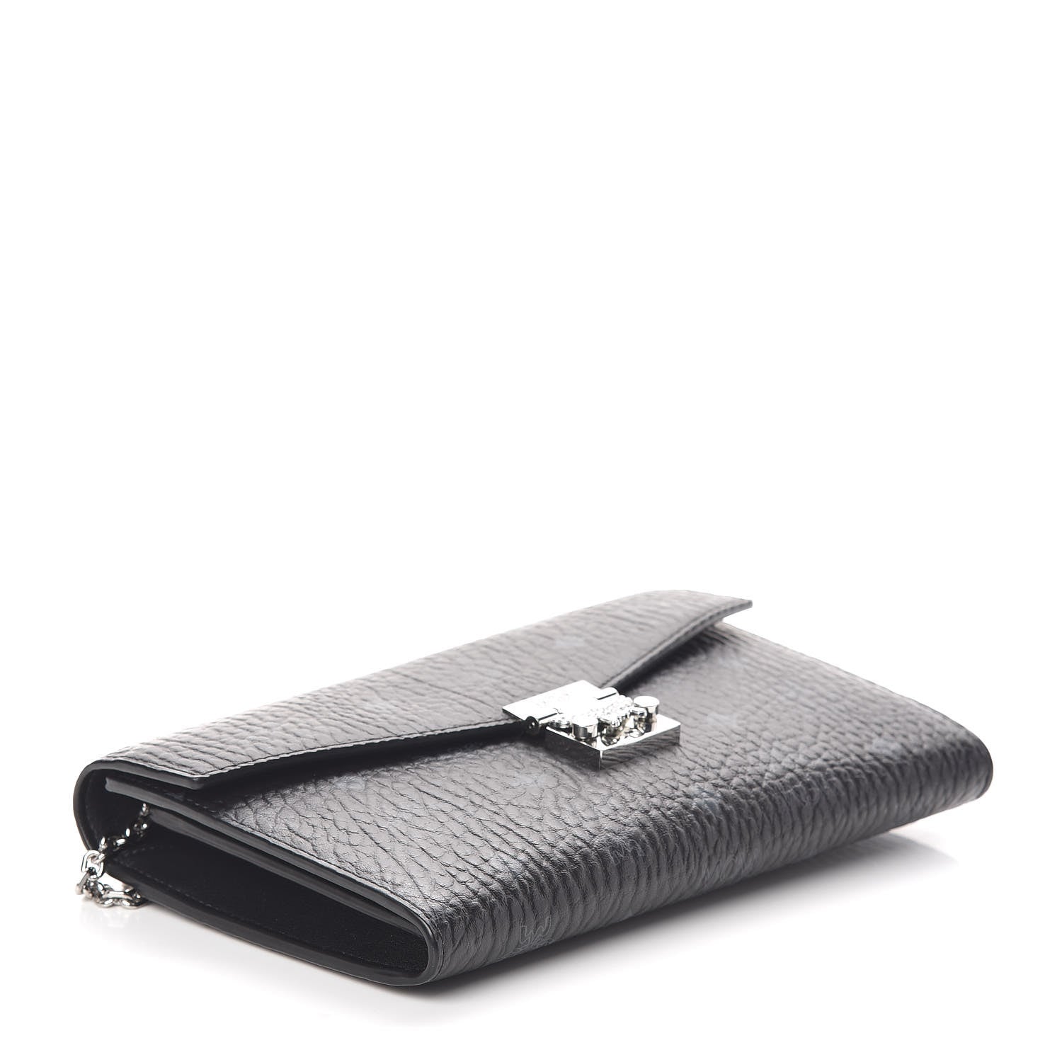 MCM Visetos Patricia Continental Crossbody Wallet Black 4 of 7