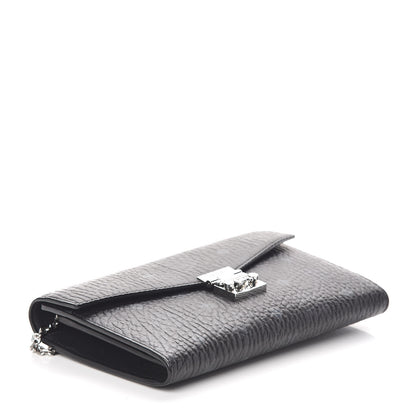 MCM Visetos Patricia Continental Crossbody Wallet Black 4 of 7
