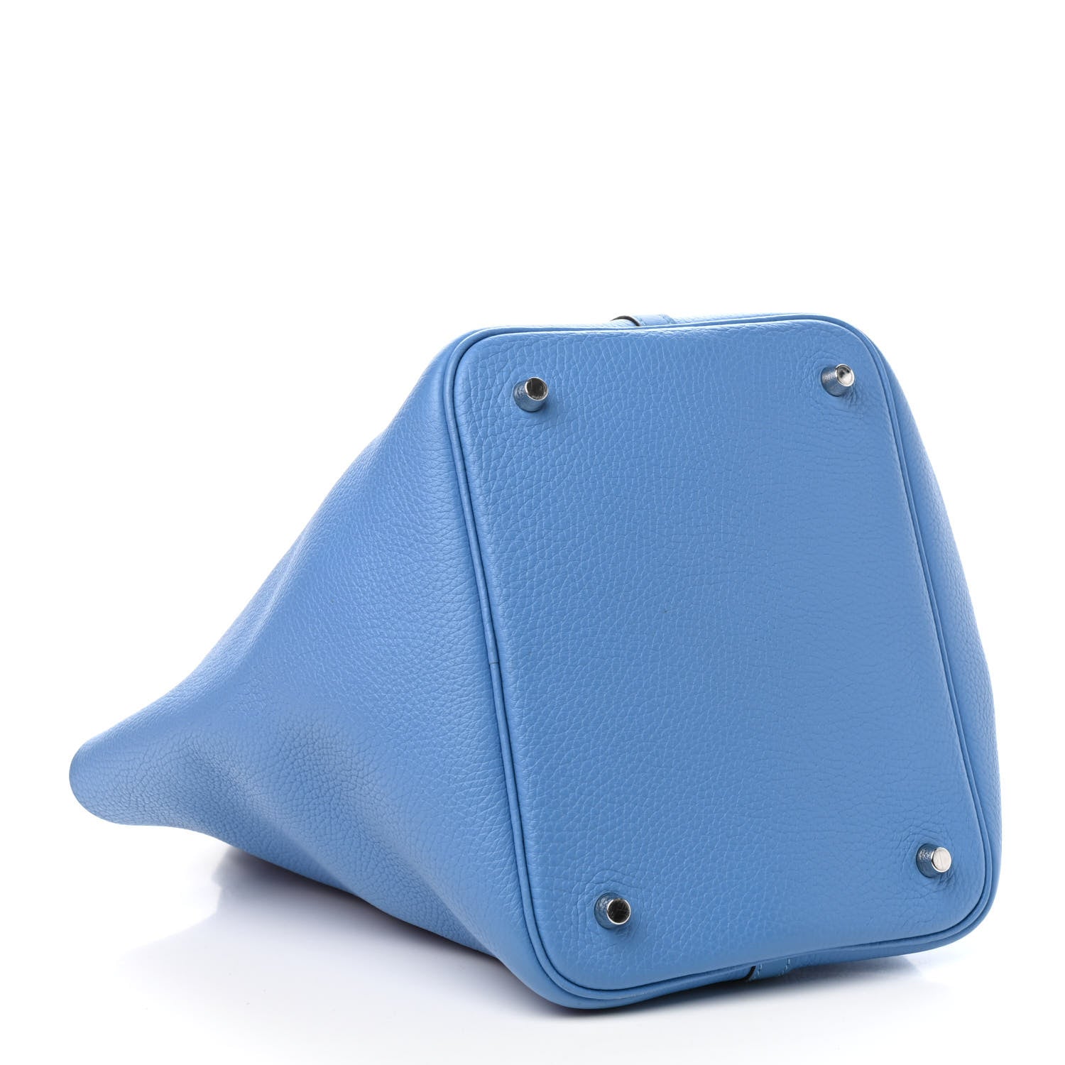 Hermes Taurillon Clemence Swift Picotin Lock 22 MM Bleu Paradis 4 of 10