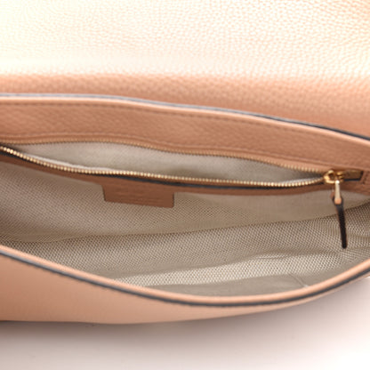 Gucci Pebbled Calfskin Medium Soho Flap Crossbody Camelia 5 of 11