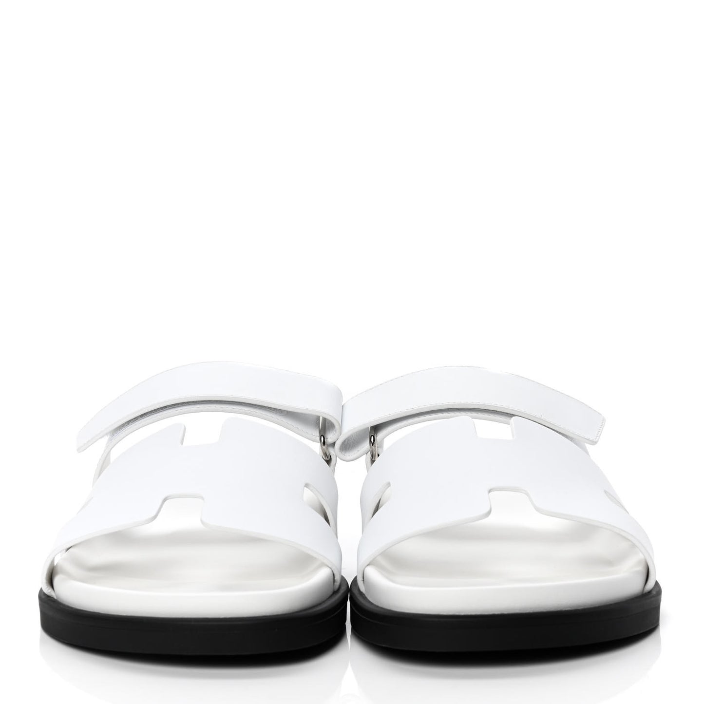 Calfskin Mens Chypre Sandals 43 White