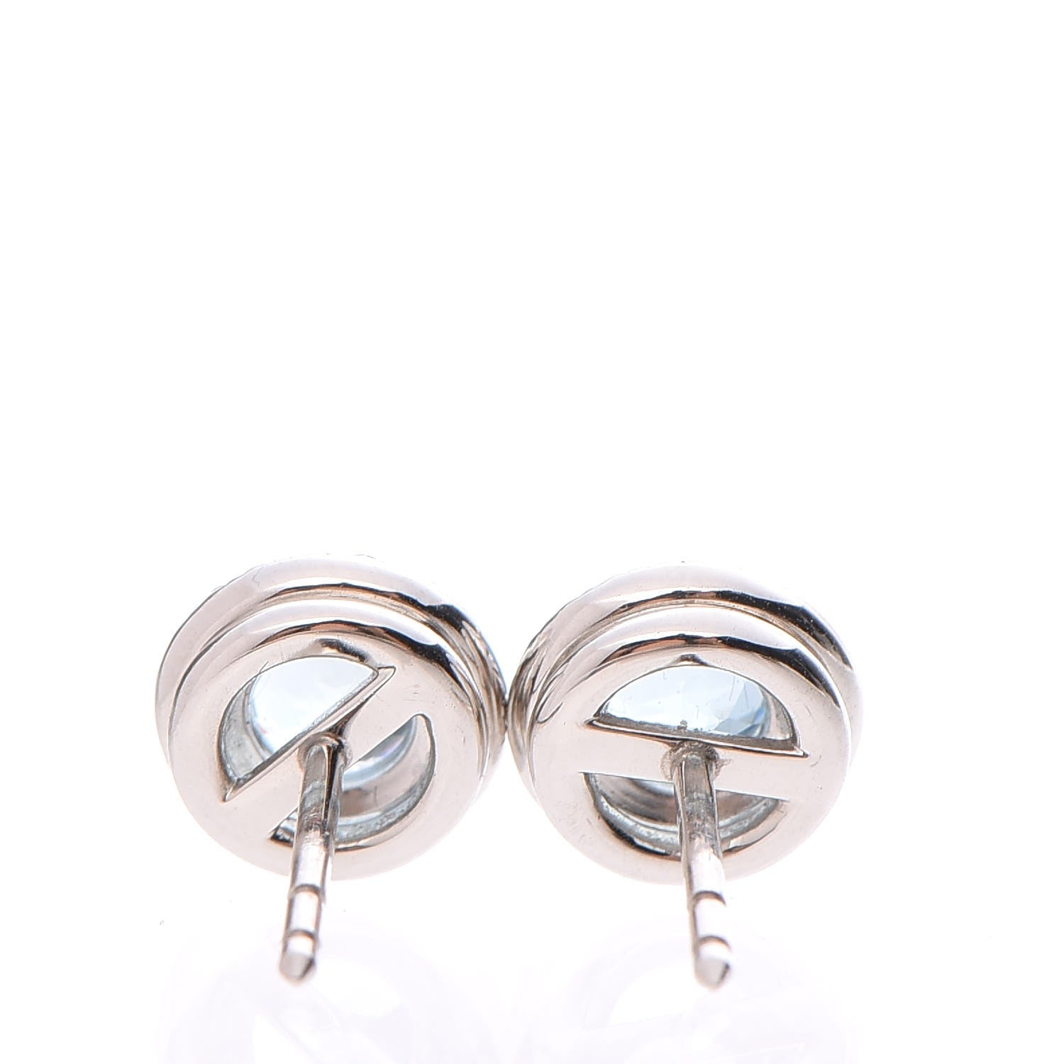 Tiffany Platinum Diamond Aquamarine Soleste Earrings 6 of 9