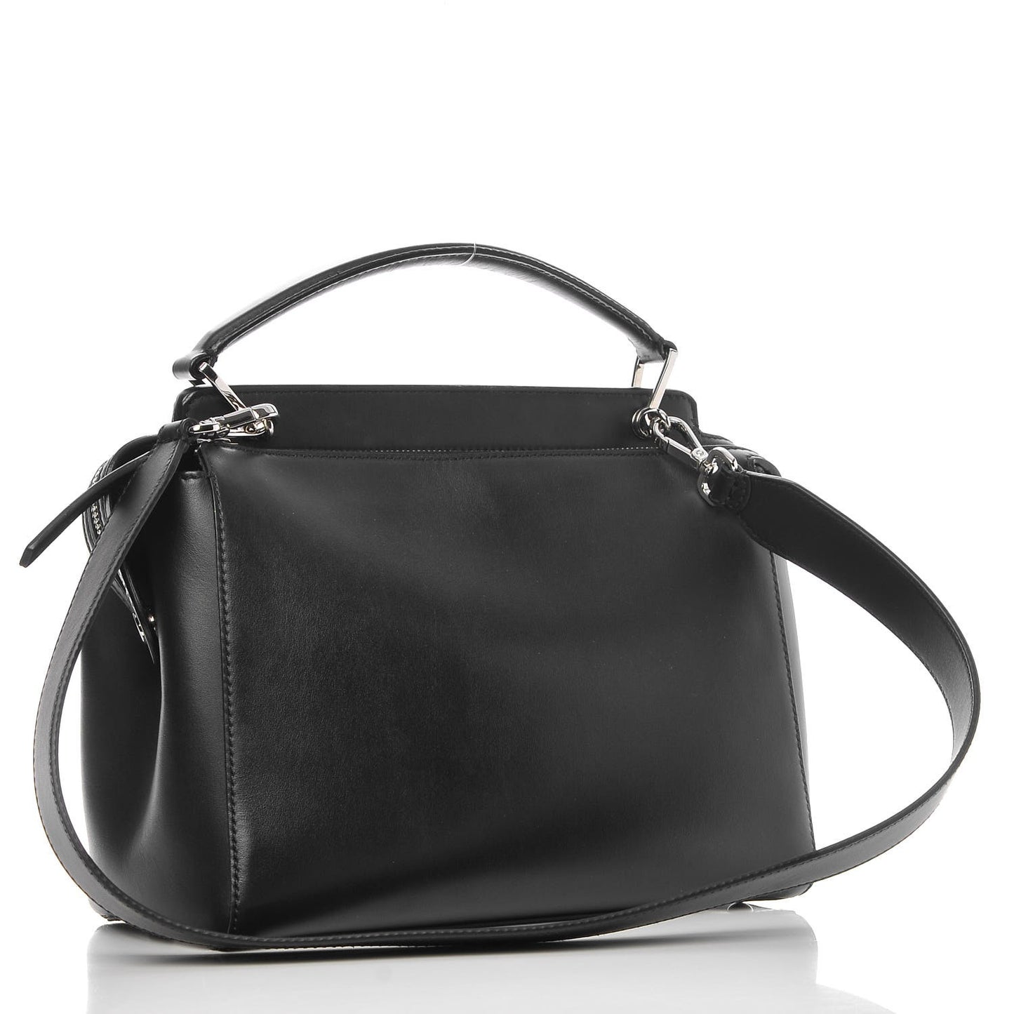 Vitello Baltico Dolce DotCom Satchel Black Blue Royal