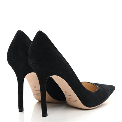 Jimmy Choo Suede Romy 85 Pumps 35 Black 4 of 7
