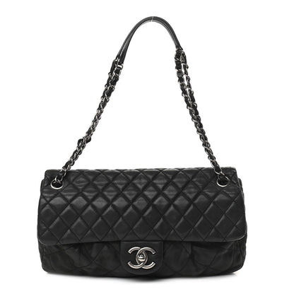 Chanel Iridescent Calfskin Large Chic Quilt Flap Black 1 of 9