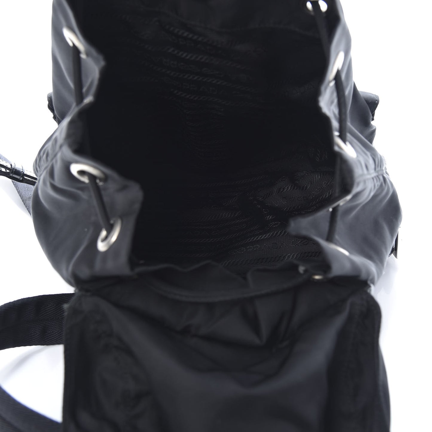 Nylon Vela Medium Backpack Black