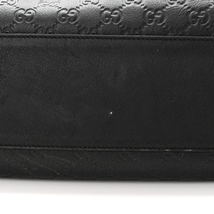Gucci ssima Medium Zippered Shopping Tote Black 18 of 20