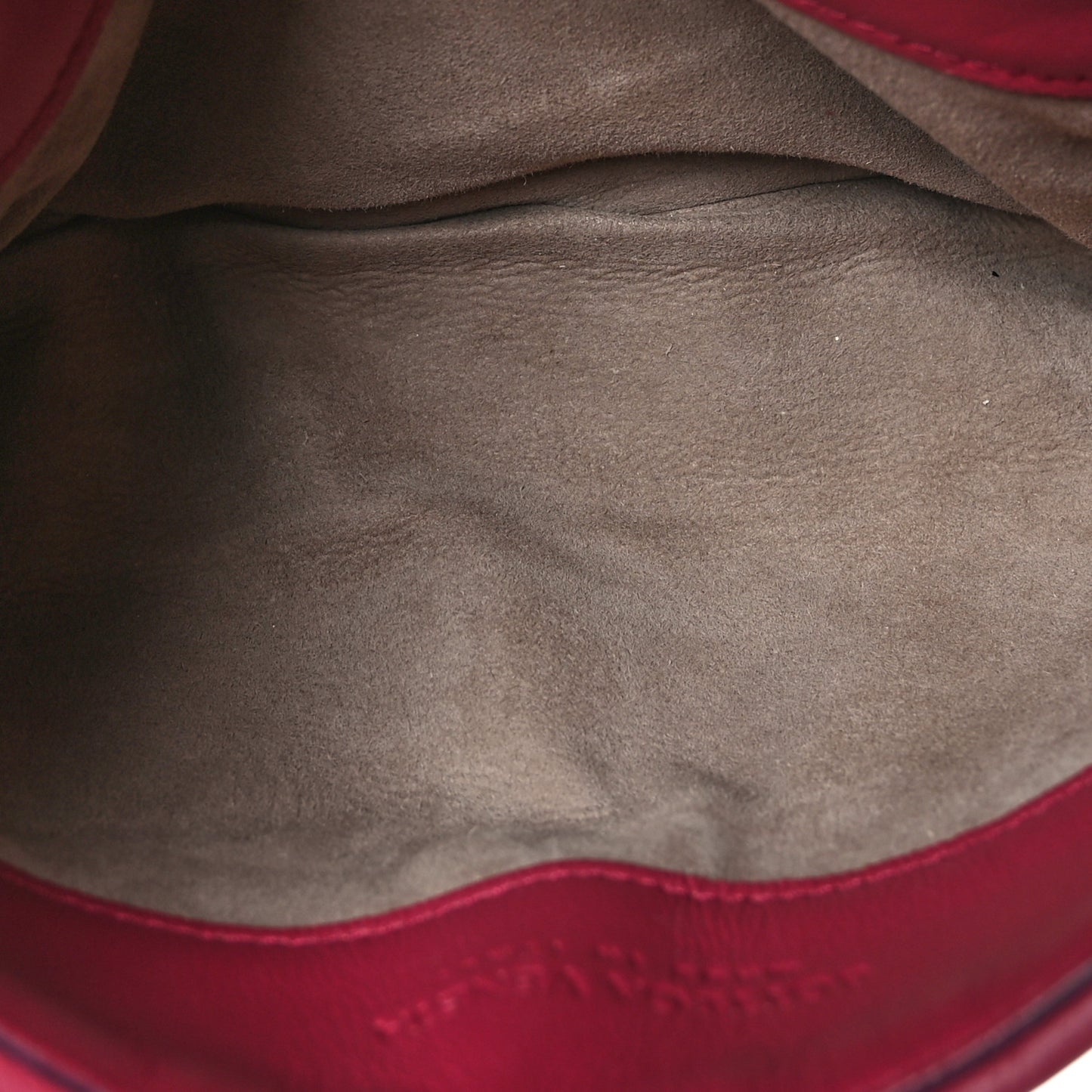 Nappa Intrecciato Baby Olimpia Shoulder Bag China Red