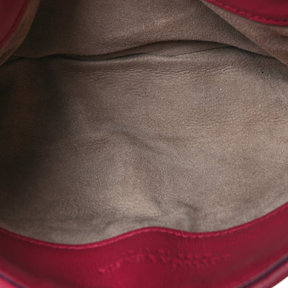 Bottega Veneta Nappa Intrecciato Baby Olimpia Shoulder Bag China Red 5 of 8