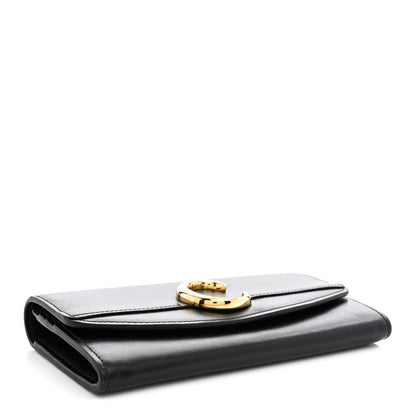 Chloe Calfskin Long Flap C Wallet Black 4 of 7