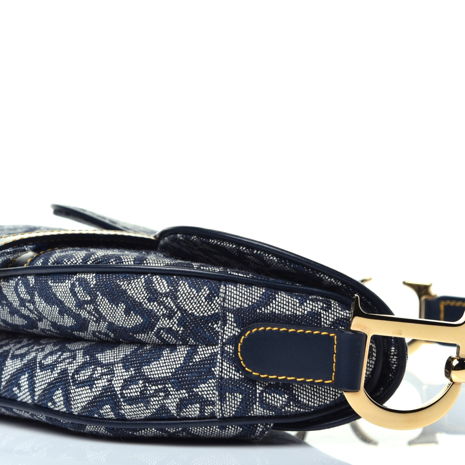 Christian Dior Monogram Saddle Bag Blue 9 of 9