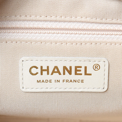Chanel Caviar Flat Quilted Small Coco Tassel Camera Case White 6 of 9