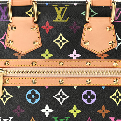Louis Vuitton Monogram Multicolor Alma Black 8 of 10