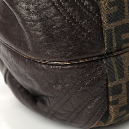 Fendi Zucca Nappa Nuvolata Vitello Tortuga Small Spy Tobacco Moro 5 of 5