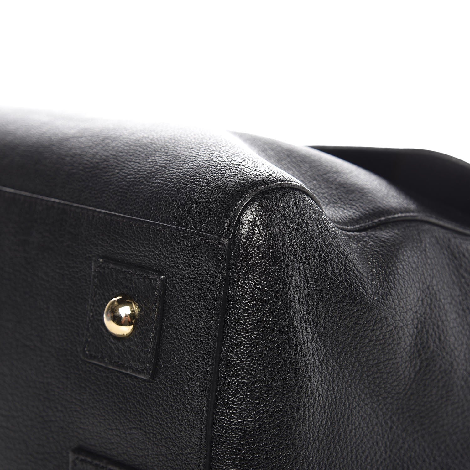 Mulberry Glossy Goatskin Medium Del Rey Satchel Black 10 of 12