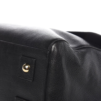 Mulberry Glossy Goatskin Medium Del Rey Satchel Black 10 of 12