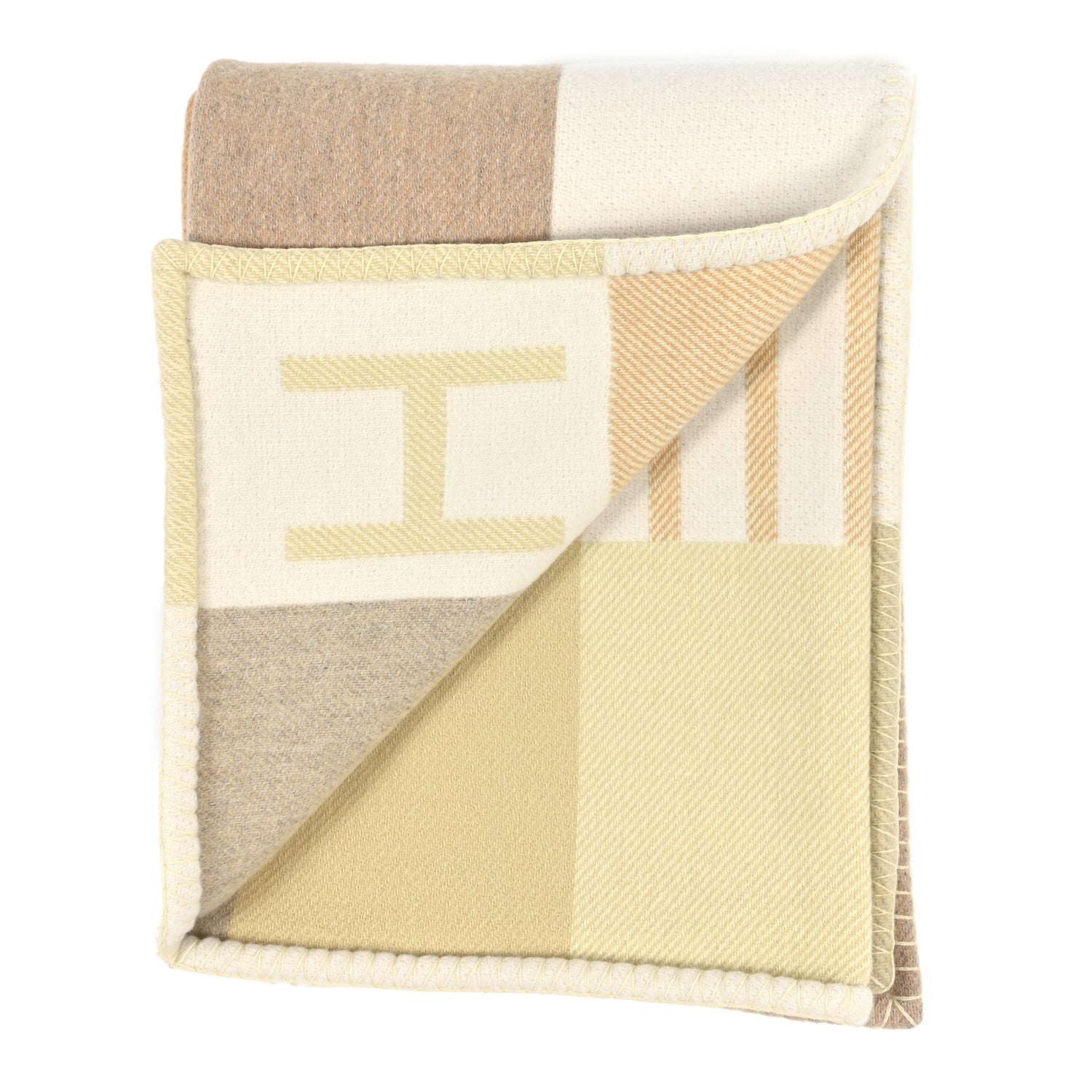 Hermes Cashmere Avalon Blanket Sable 2 of 3