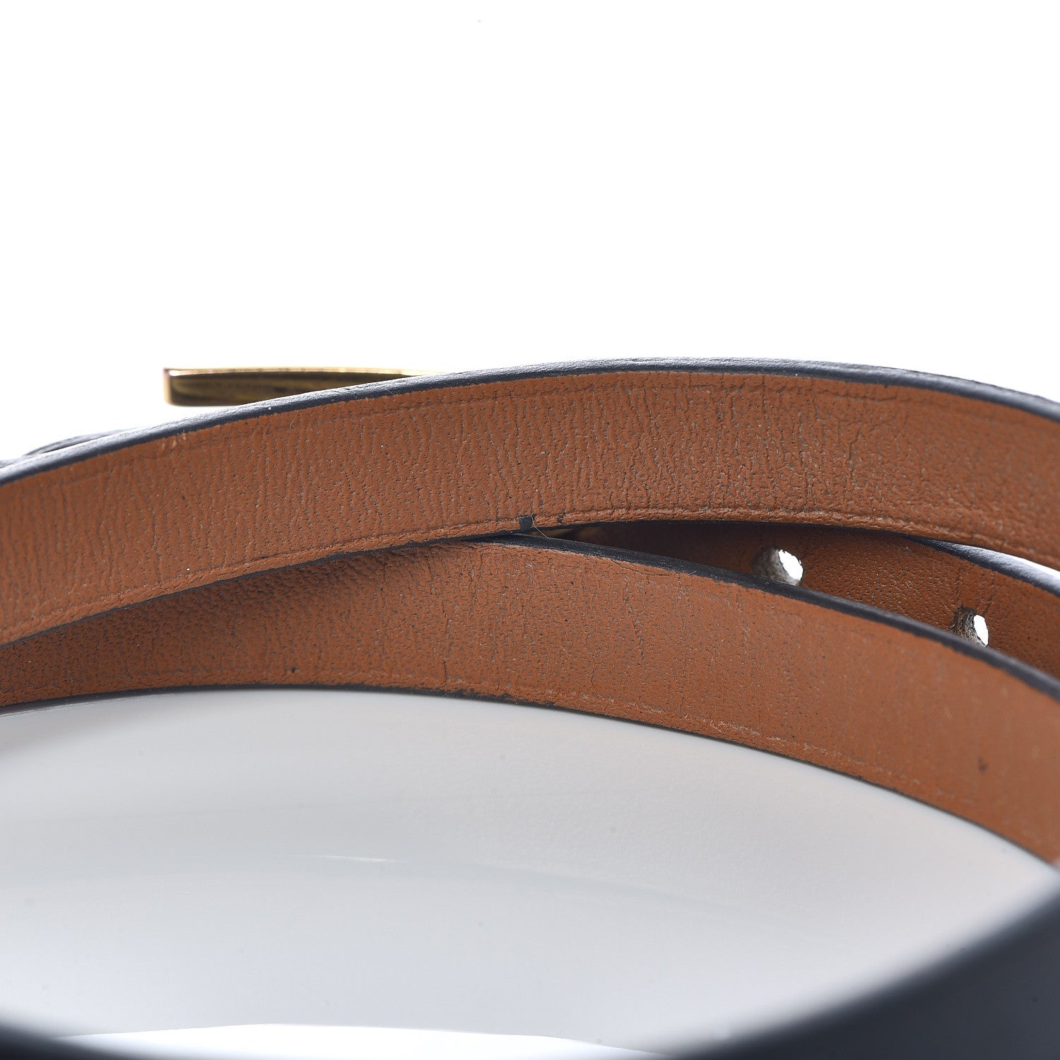 Hermes Chamonix Hapi 3MM Triple Tour Wrap Bracelet T2 Black 10 of 11