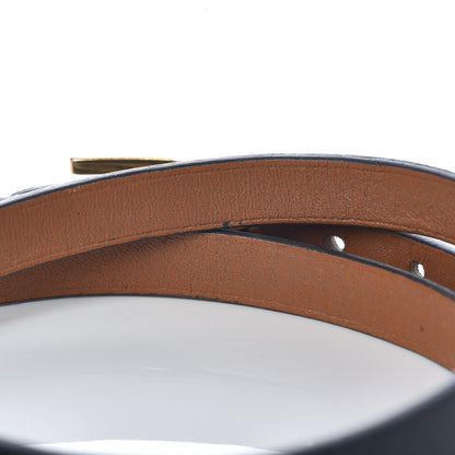 Hermes Chamonix Hapi 3MM Triple Tour Wrap Bracelet T2 Black 10 of 11