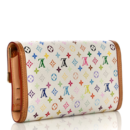 Louis Vuitton Monogram Multicolor Porte Tresor International Wallet White 3 of 23