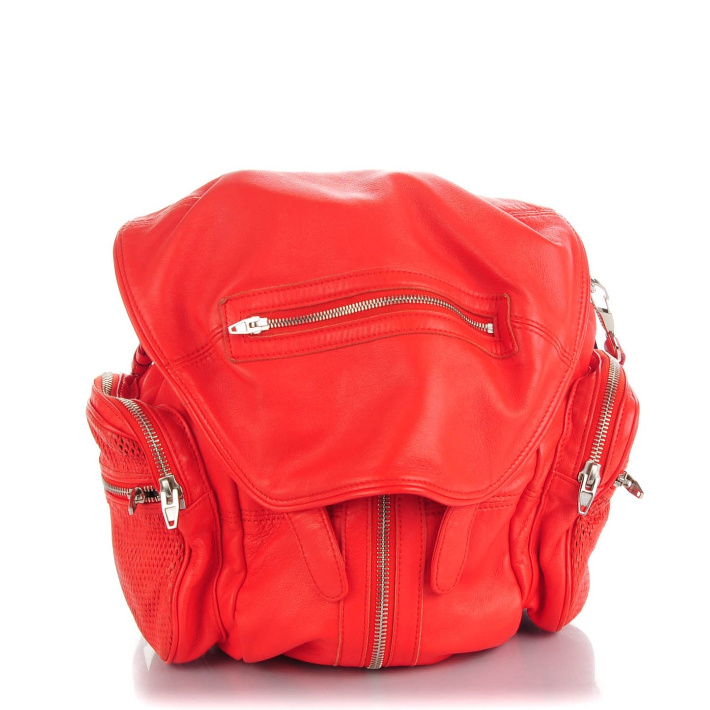 Lambskin Marti Convertible Backpack Cola Rhodium Hardware