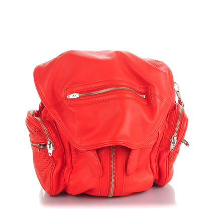 Alexander Wang Lambskin Marti Convertible Backpack Cola Rhodium Hardware 1 of 8