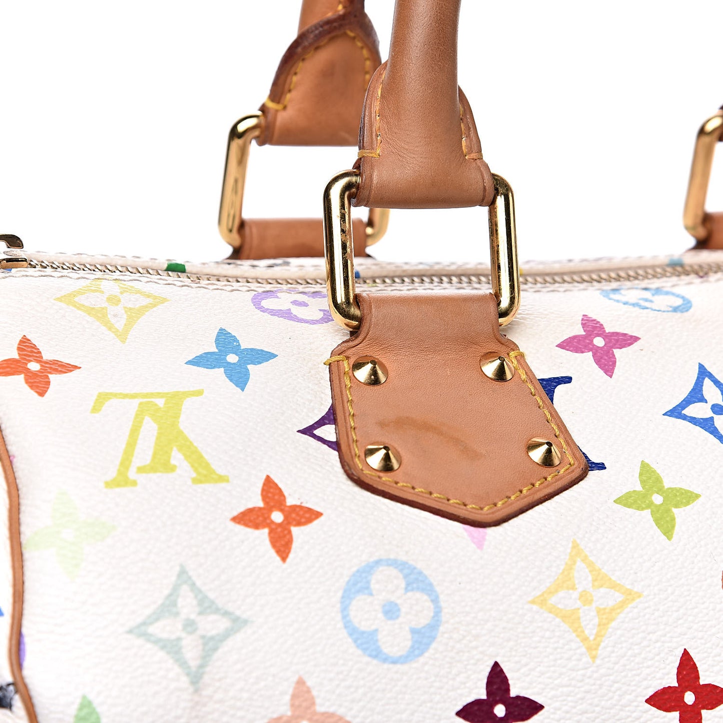 Monogram Multicolor Speedy 30 White