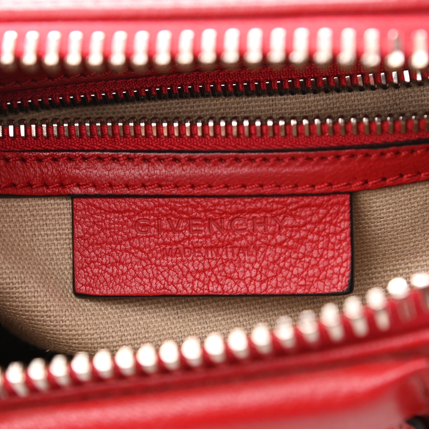 Sugar Goatskin Mini Antigona Red