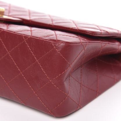 Chanel Aged Calfskin Quilted 2.55 Reissue 226 Flap Red 9 of 10