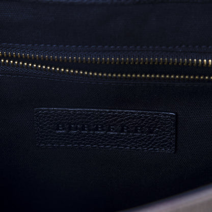 Burberry Canvas Mega Check Large Baildon Messenger Bag Black 6 of 8