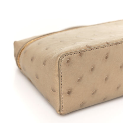 Loro Piana Ostrich L19 Extra Pocket Pouch Beige 9 of 10