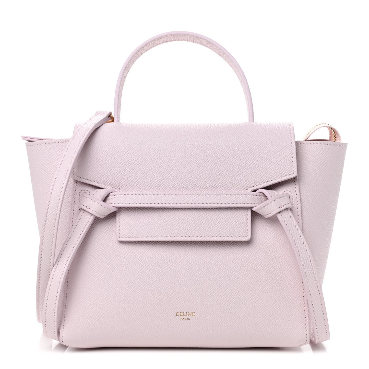 Grained Calfskin Nano Belt Bag Peony