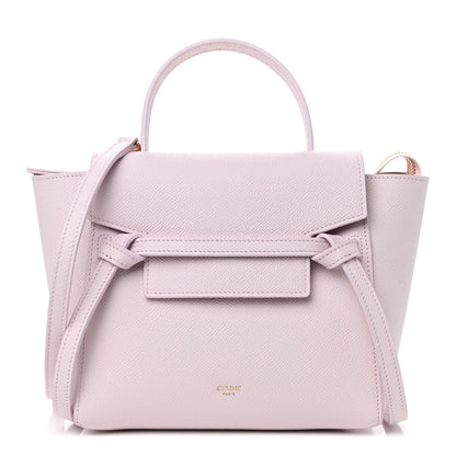 Celine Grained Calfskin Nano Belt Bag Peony 1 of 8