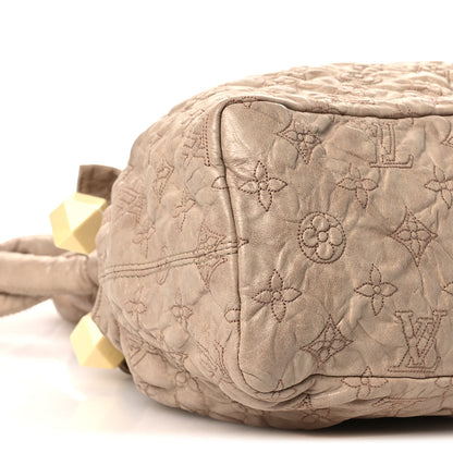 FASHIONPHILE Lambskin Olympe Stratus PM Ecru 8 of 10