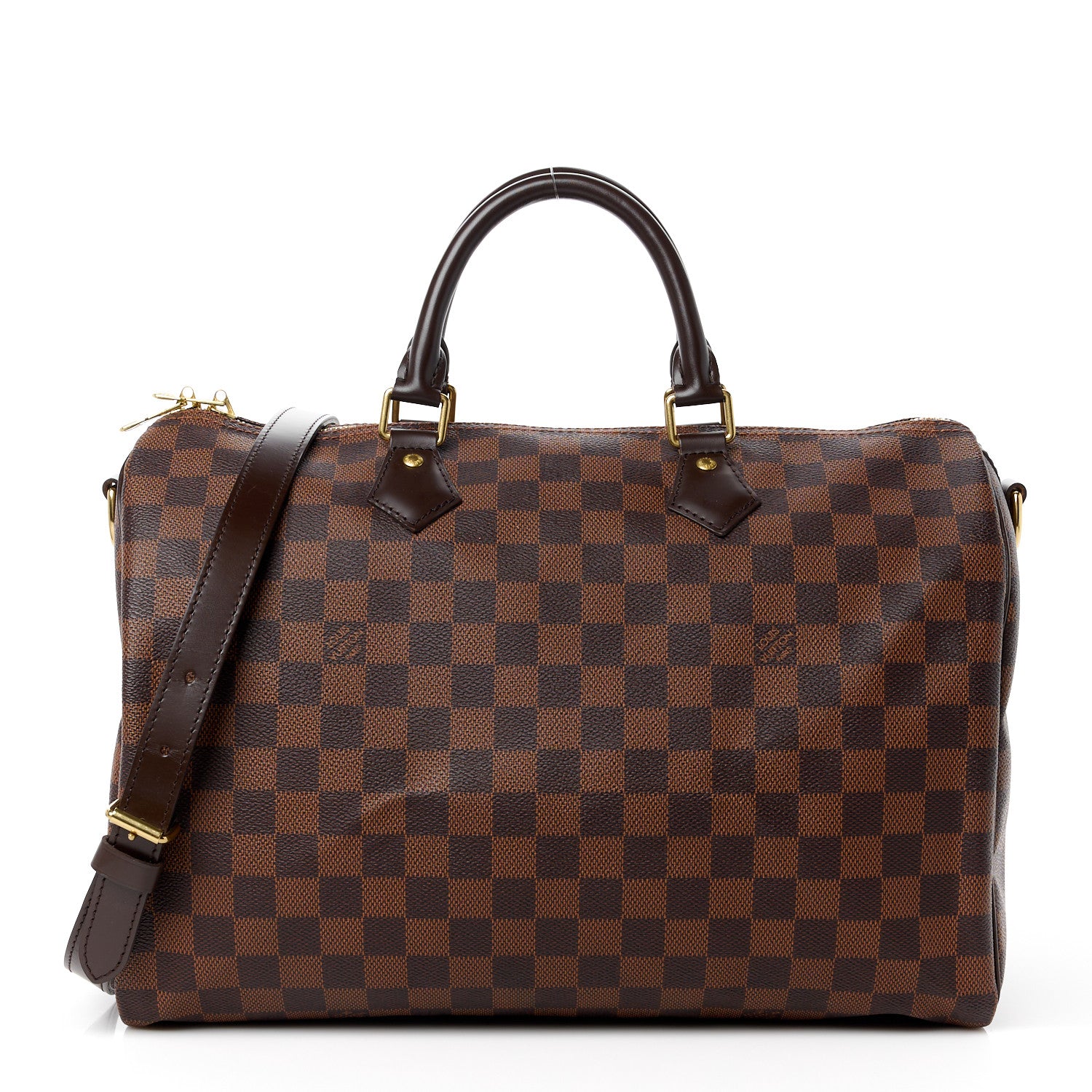 Louis Vuitton Damier Ebene Speedy Bandouliere 35 1 of 15