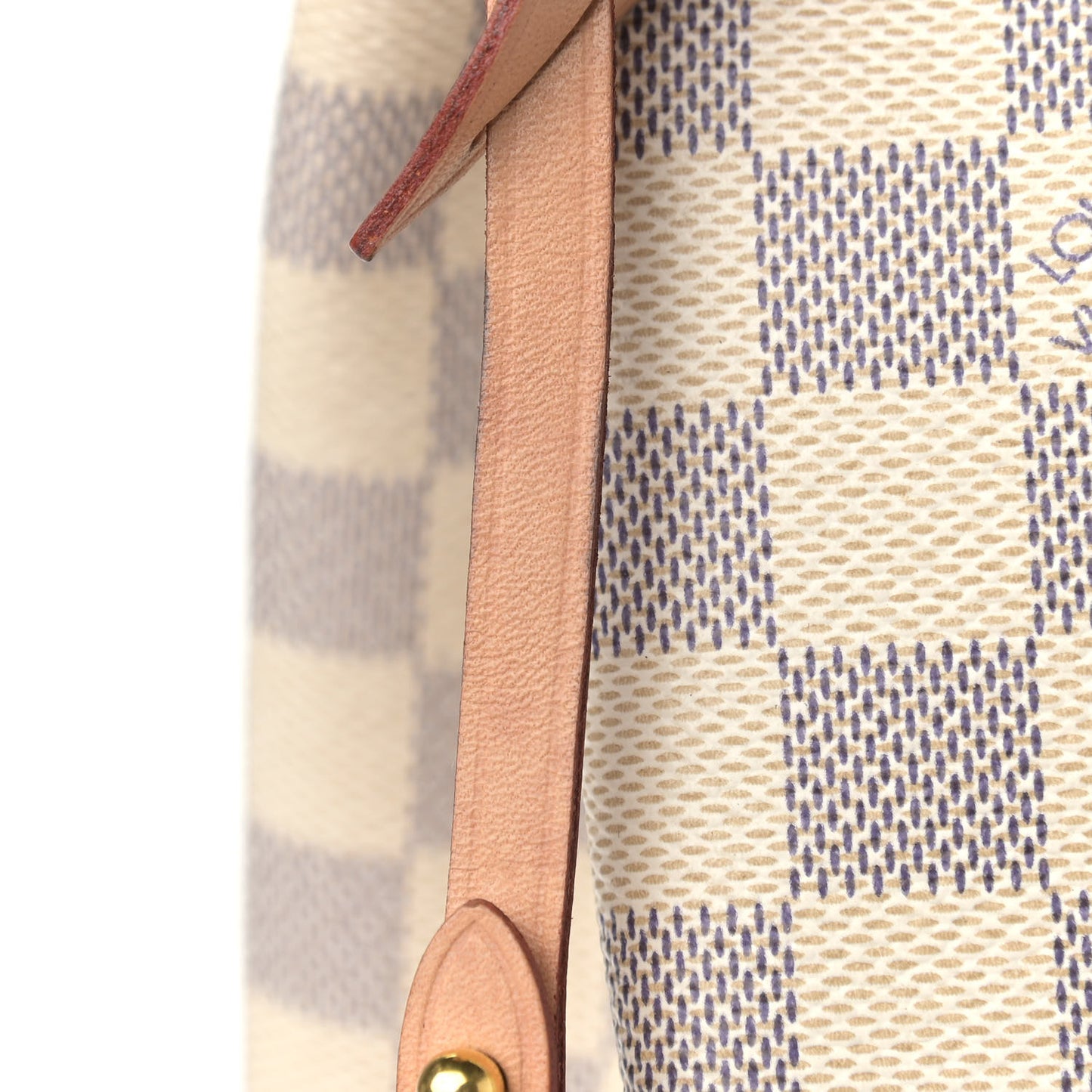 Damier Azur Graceful MM Rose Ballerine