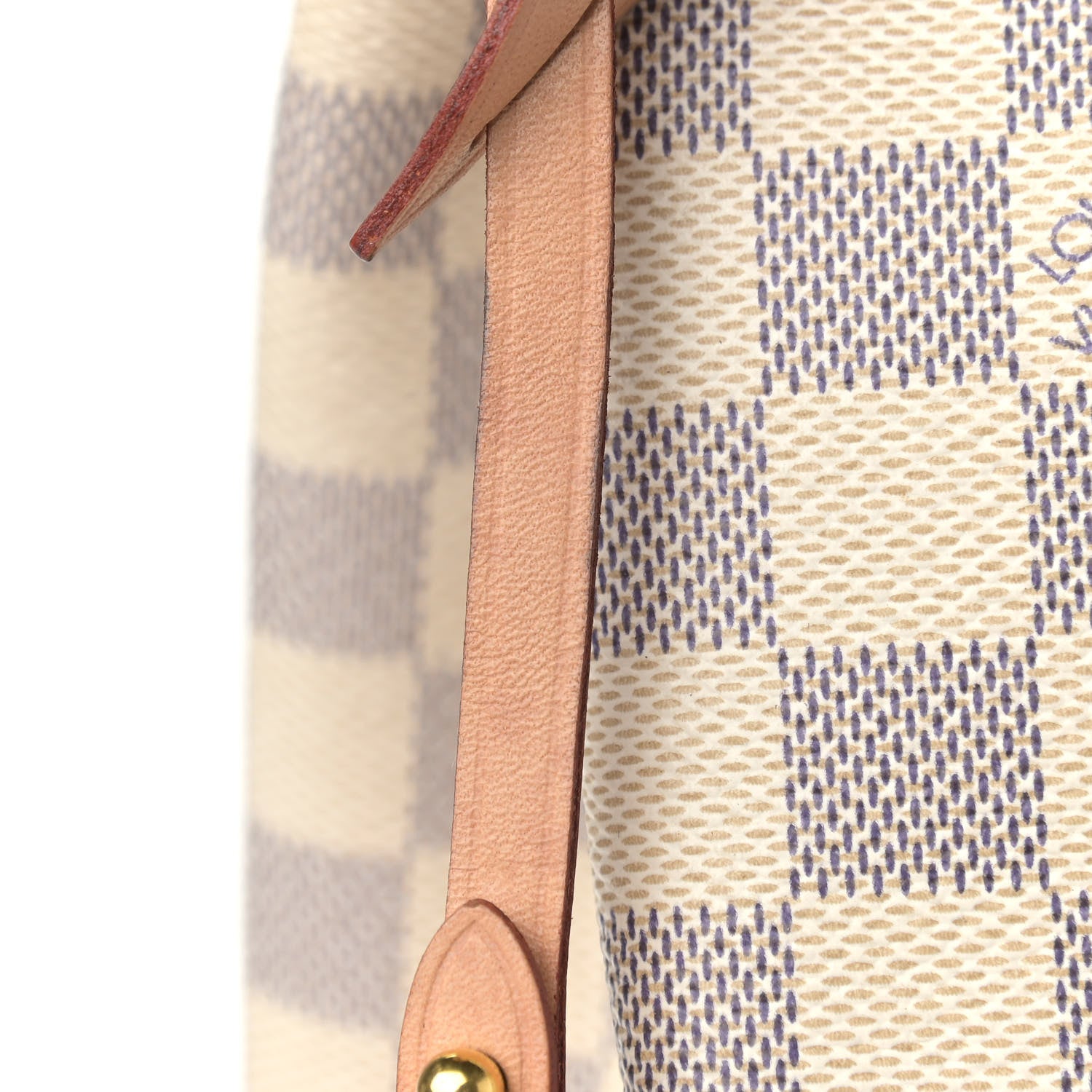 Louis Vuitton Damier Azur Graceful MM Rose Ballerine 14 of 19