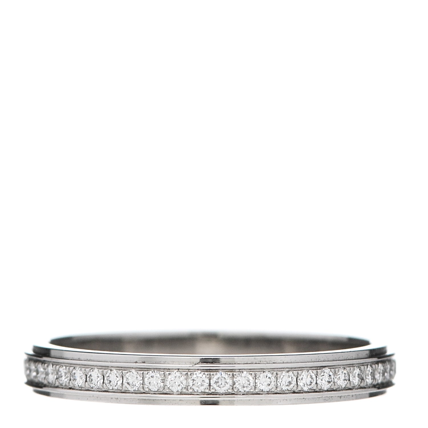 Cartier Platinum Diamond 2.3mm D'Amour Wedding Band Ring 46 3.75 3 of 6