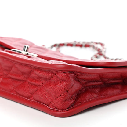 Chanel Caviar Quilted Large French Riviera Flap Red 9 of 10