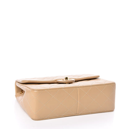 Chanel Lambskin Quilted Mini Square Flap Beige 4 of 12