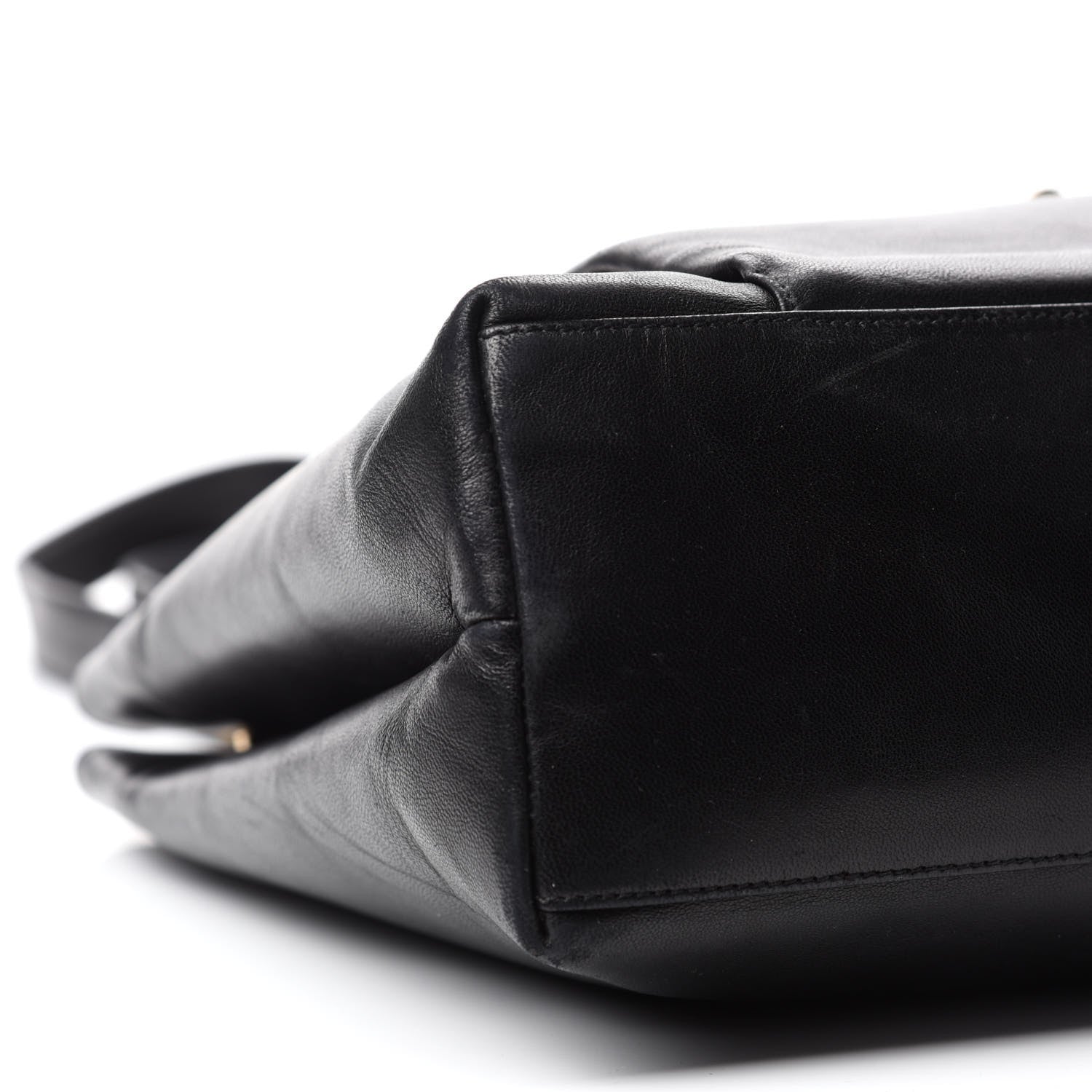 Chanel Lambskin Flap Shoulder Bag Black 6 of 12