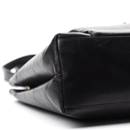 Chanel Lambskin Flap Shoulder Bag Black 6 of 12