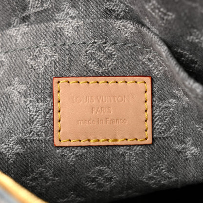 Louis Vuitton Monogram Denim Speedy Soft 30 Washed Gray 6 of 9