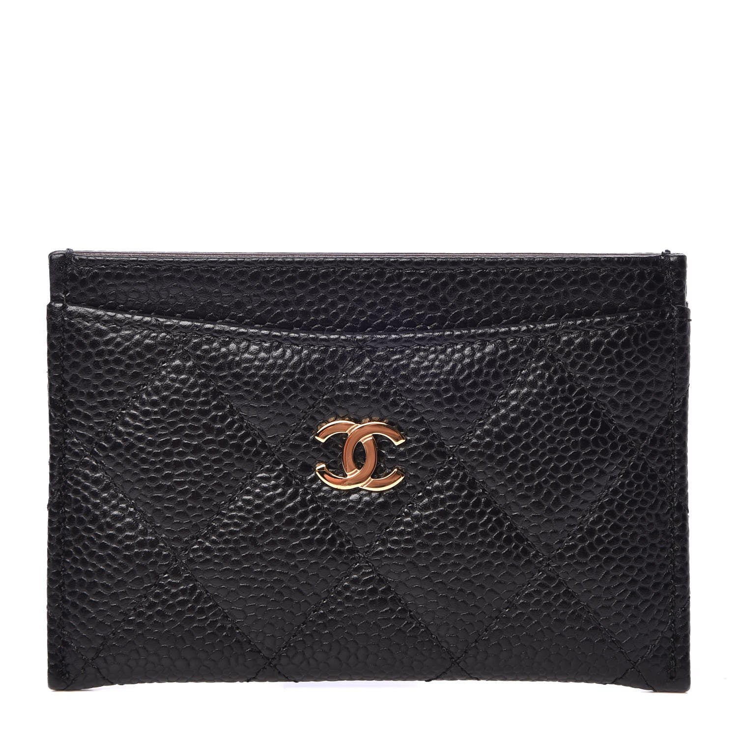 Chanel Caviar Quilted Card Holder Black 1 of 8