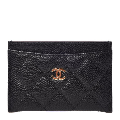 Chanel Caviar Quilted Card Holder Black 1 of 8